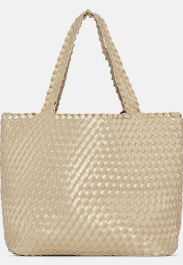 Reversible Tote Bag BAG08 M - 101780 Ivory Platin | Ivory Platin