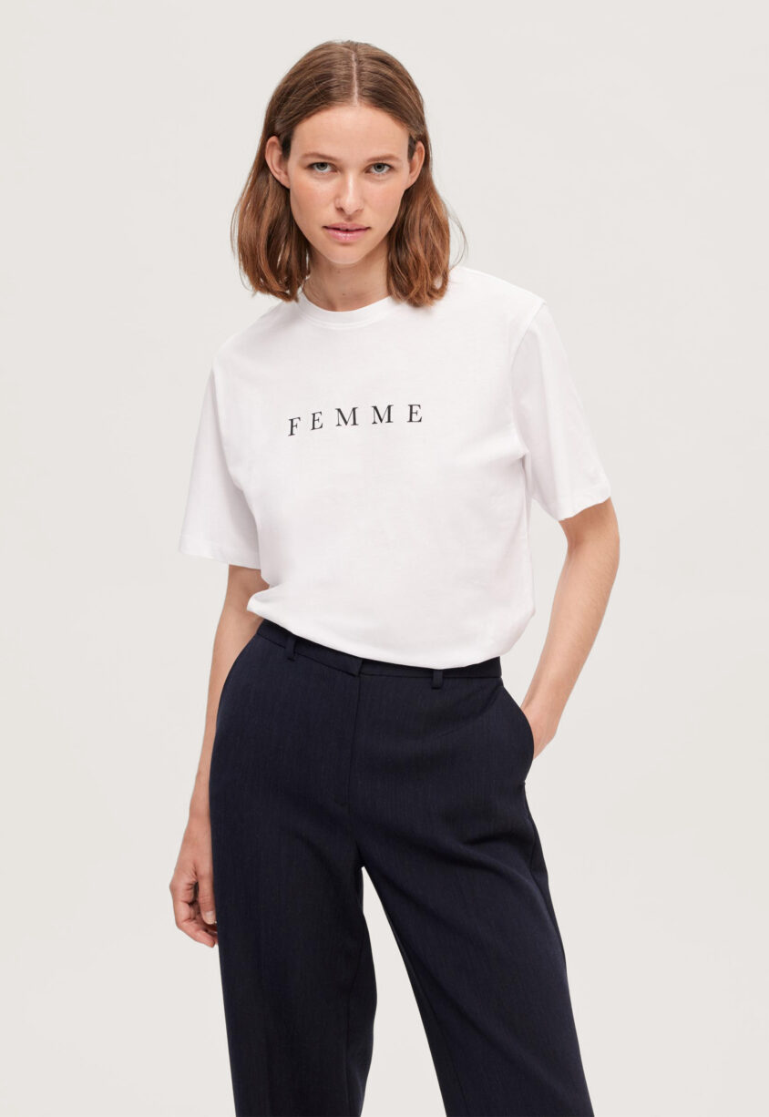 Selected Femme Vilja Printed T-shirt