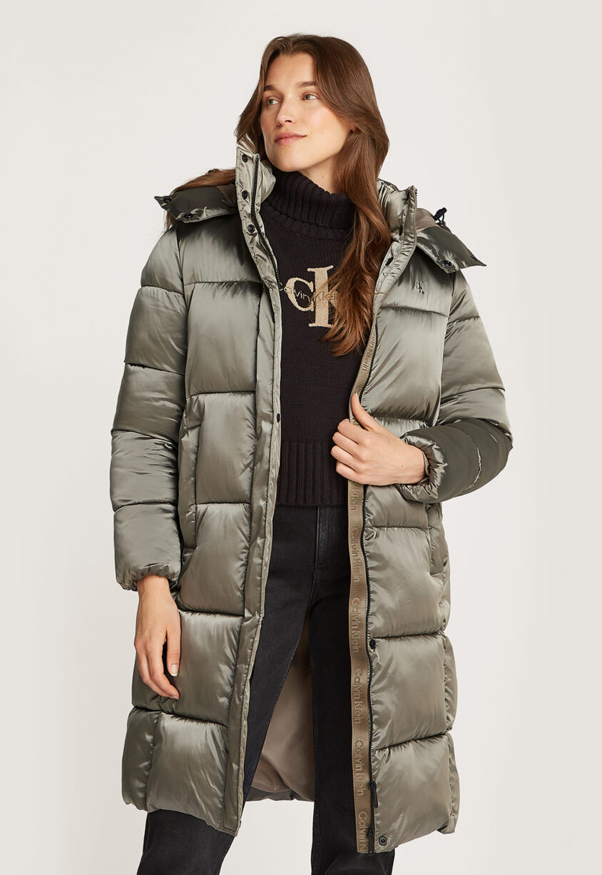 Calvin Klein Monologo Shiny Long Puffer Jas