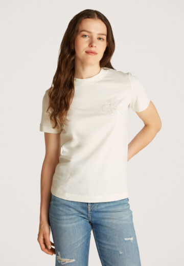 Calvin Klein Satin Applique T-shirt