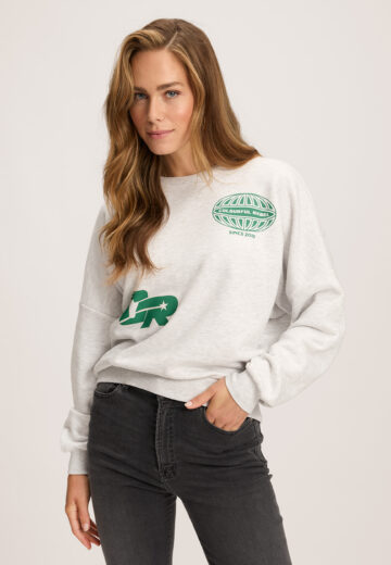 Colourful Rebel Racer Logo Dropped Shoulder Sweater