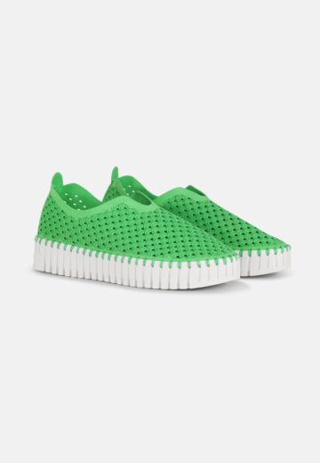 Instappers Platform TULIP3373W witte zool - 495 Bright Green | Bright Green