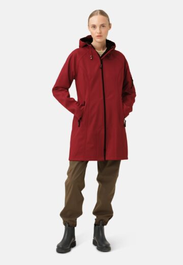 Softshell regenjas RAIN37 - 383 Rhubarb | Rhubarb