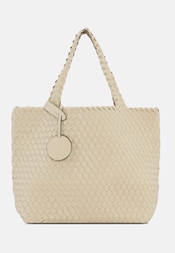 Reversible Tote Bag BAG08 M - 101780 Ivory Platin | Ivory Platin