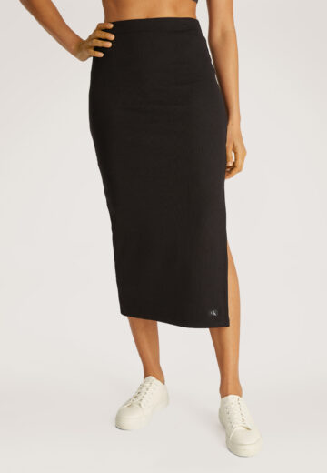 Calvin Klein Woven Label Rok Lang