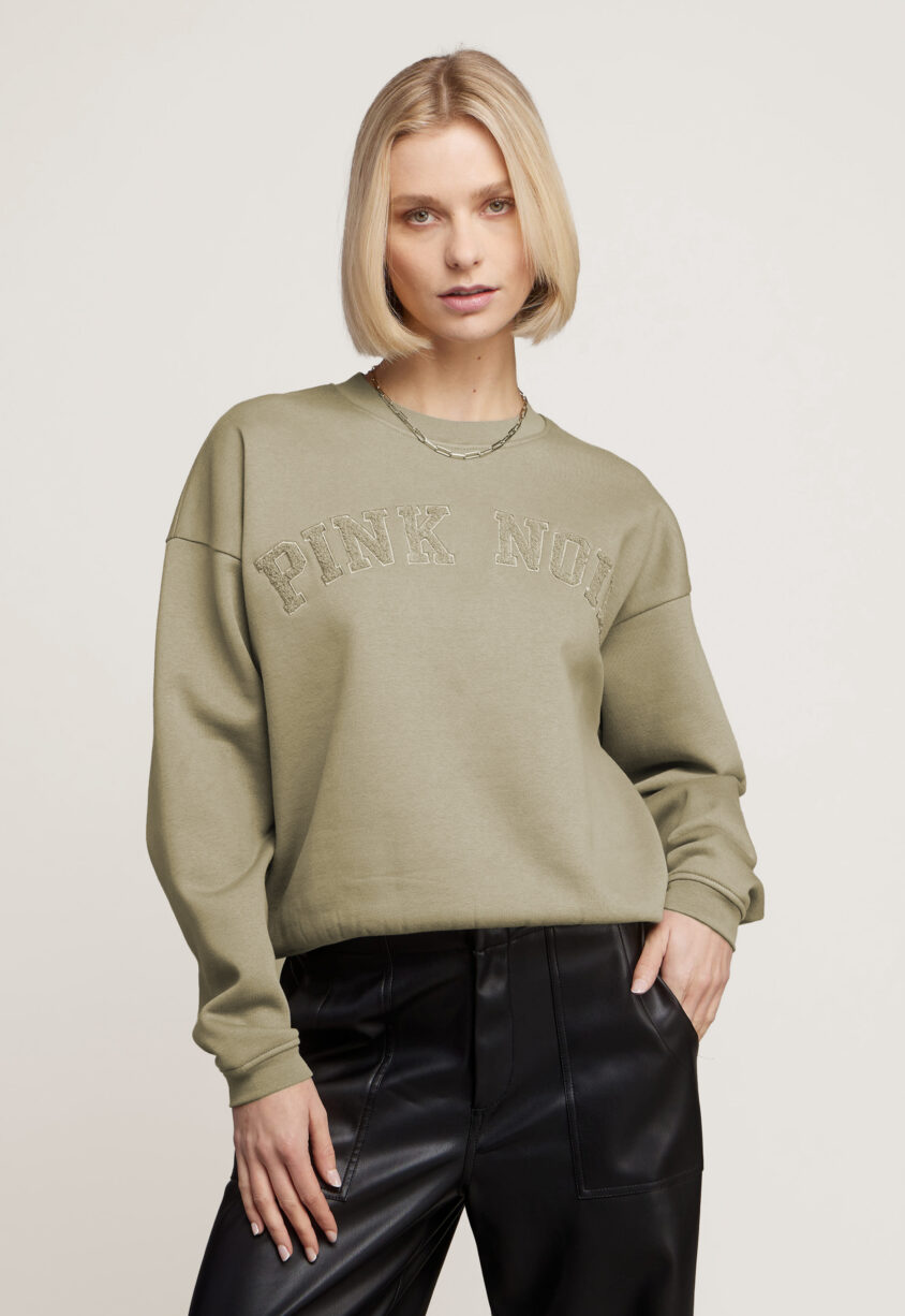 Pink Noir Towel Sweater