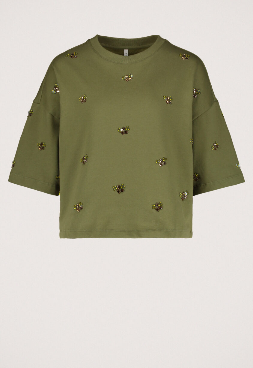 Summum Embellished Sweatshirt 3/4