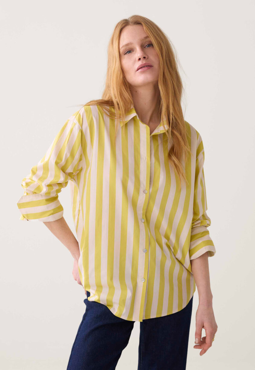 Summum Printed Stripe Blouse