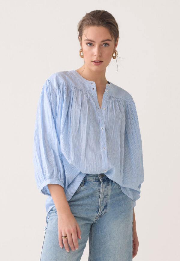 Summum Oversized Stripe Blouse