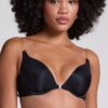 Hunkemöller Voorgevormde push-up beugel bh Transparant Zwart