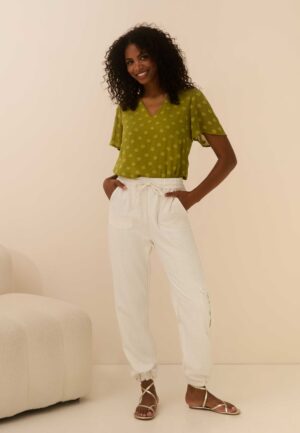 Broek Evelina | White