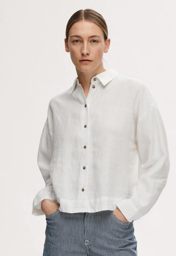 Selected Femme Linnie Linnen Blouse