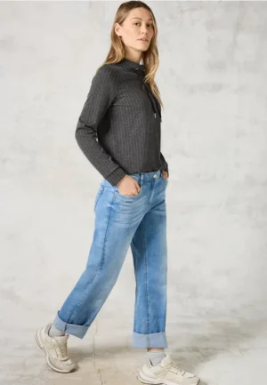 Overhemd in krijtstreep-look