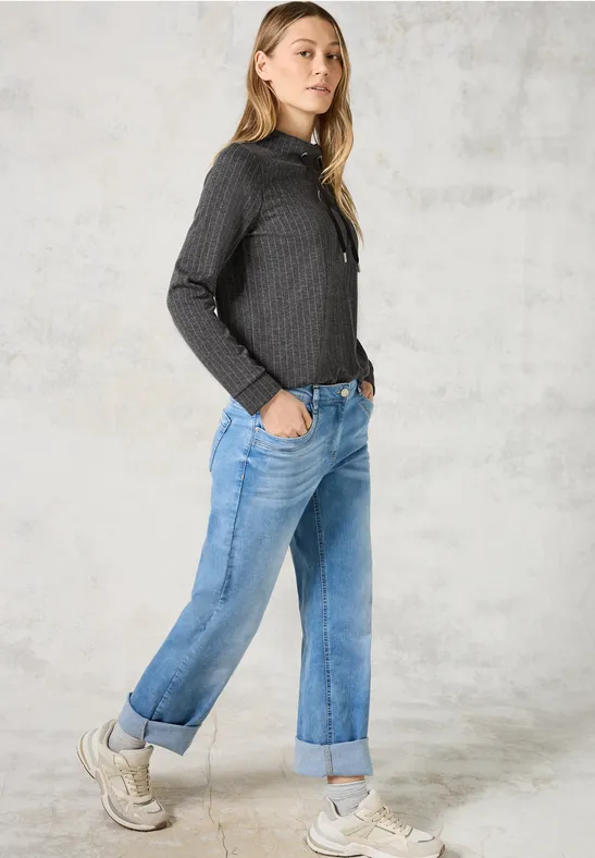 Overhemd in krijtstreep-look