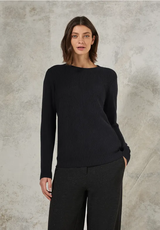 Trui met structuurpatroon