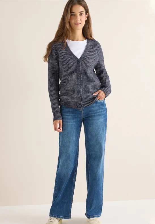 Grof gemêleerd vest