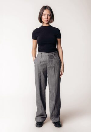 Colourful Rebel Rus Stripe Straight Pants