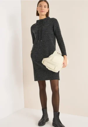 Peper en zout look jurk