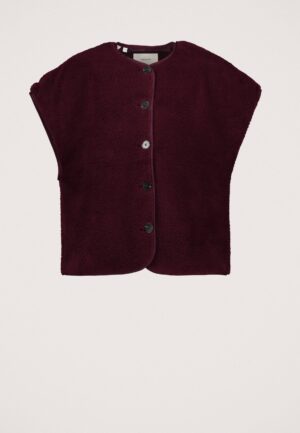 Selected Milla Short Teddy Vest