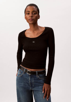 Calvin Klein Rib Scoop Shirt
