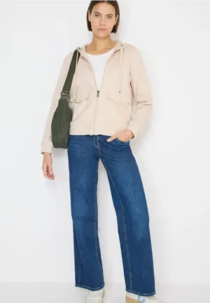 Capuchonjack met structuurmix