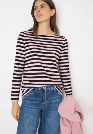 Gestreept basic shirt