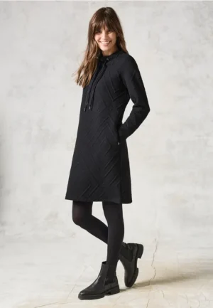 Jurk met 3D-structuurpatroon