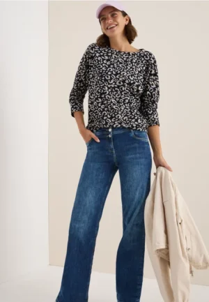 Gemêleerd jacquard shirt