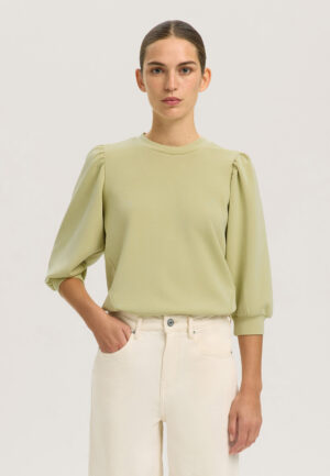 Selected Puff Sleeve Sweatshirt