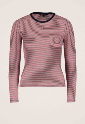 Tommy Jeans Geribd Slim Fit Longsleeve T-Shirt