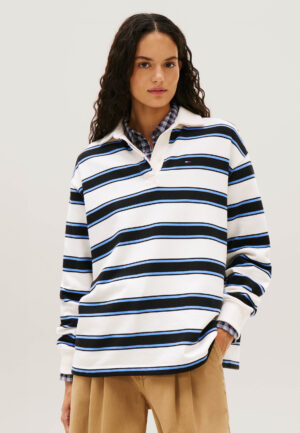 Tommy Jeans Stripe Rugby Poloshirt