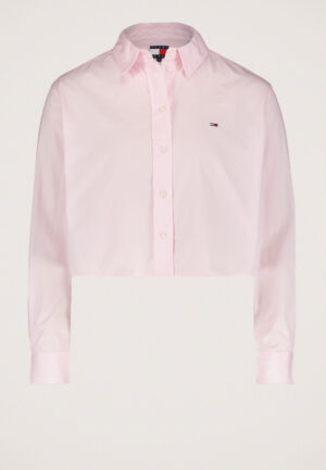 Tommy Jeans Cropped Poplin Blouse