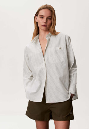 Calvin Klein Yarndye Poplin Overhemd