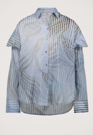 Summum Flowers and Stripes Blouse