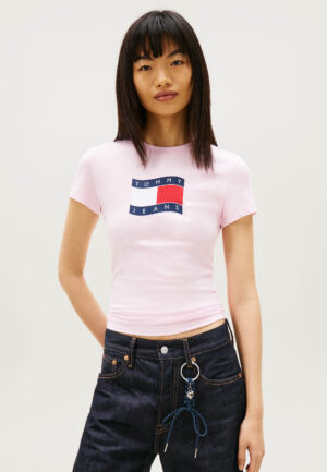 Tommy Jeans Slim Wavy Flag T-shirt