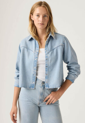 Levi's Logan Tencel Shacket Blouse