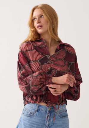 Summum All-Over Print Blouse