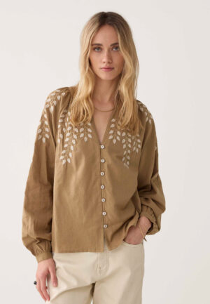 Summum Cotton Branches Blouse