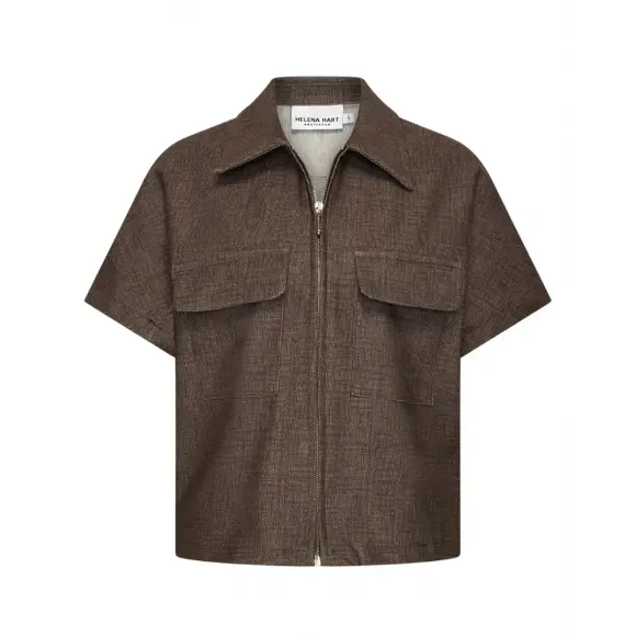 Helena Hart - Bruin | Dames | Blouse | Bruin | 3XL | regular | Kamst mode