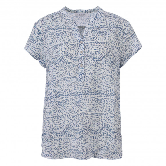 Enjoy - Blauw | Dames | Blouse | Blauw | XXL | regular | Kamst mode