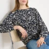 Blouse met knoop