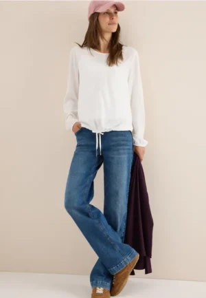 Blouse met trekkoord