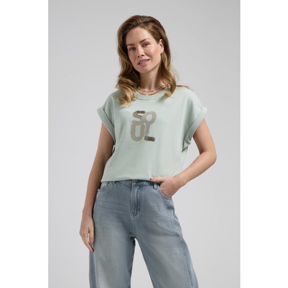 Florez - Groen | Dames | Top | Groen | L | regular | Kamst mode