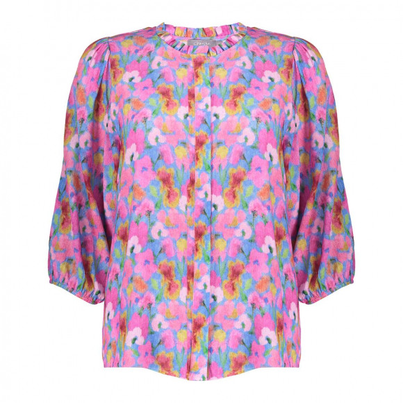 Geisha - Blauw | unisex | Blouse | Blauw | 3XL | regular | Kamst mode