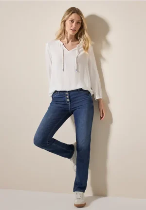 Jeans met rechte pijpen