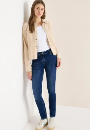 Jeans met slanke pijpen