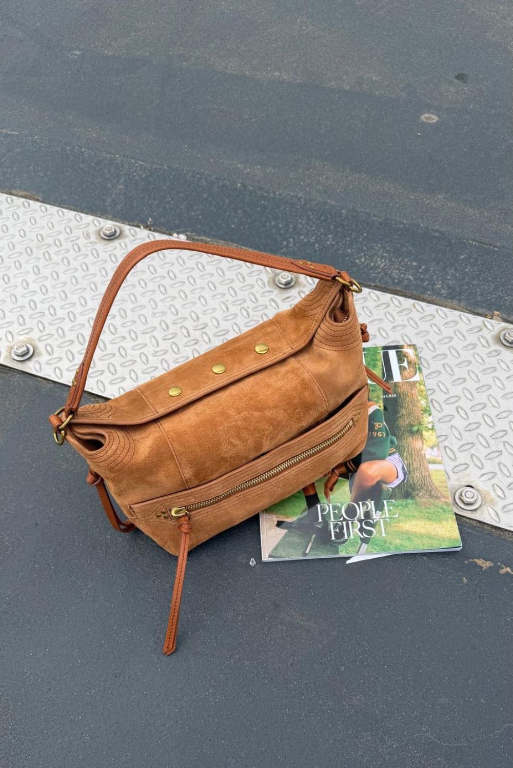 Jerome Dreyfuss handtas Lucky Hobo 45LUCKHOCR caramel