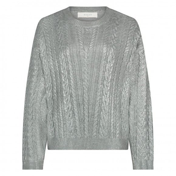 Nukus - Grijs | Dames | Trui | Grijs | L | regular | Kamst mode