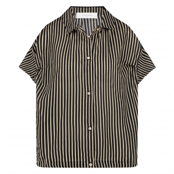 Nukus - Zwart | Dames | Blouse | Zwart | XL | regular | Kamst mode