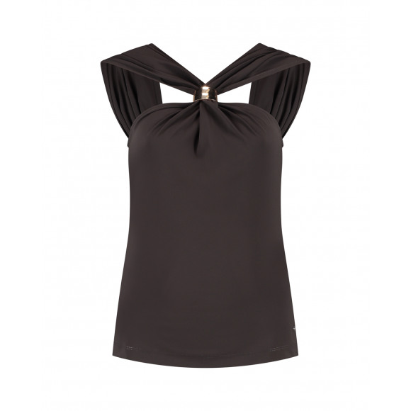 Lady day - Bruin | Dames | Top | Bruin | S | regular | Kamst mode